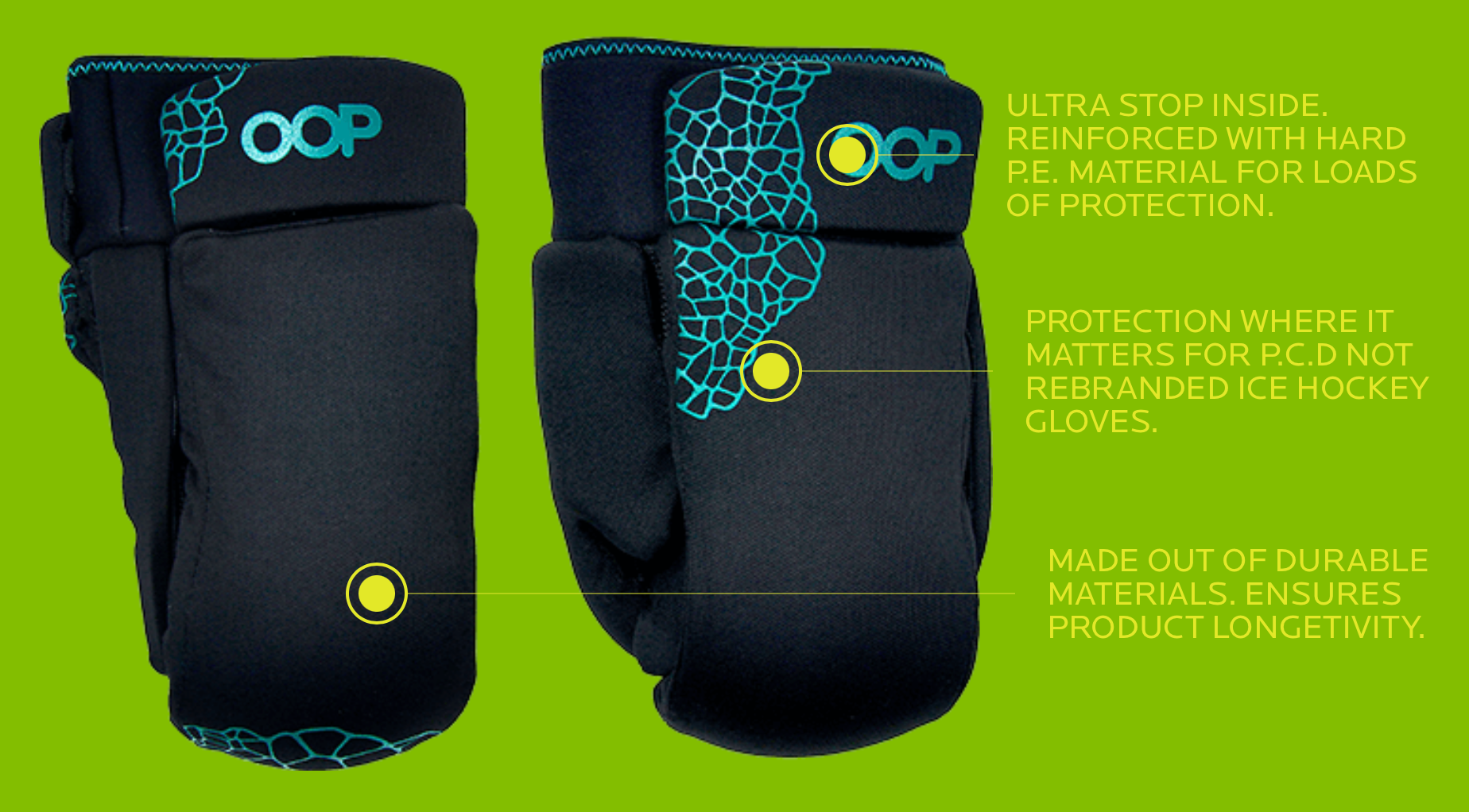OOP HANDOVER Guantes de Corto (par)