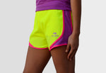 SHORT QUINAN NIÑOS AMARILLO VIOLETA